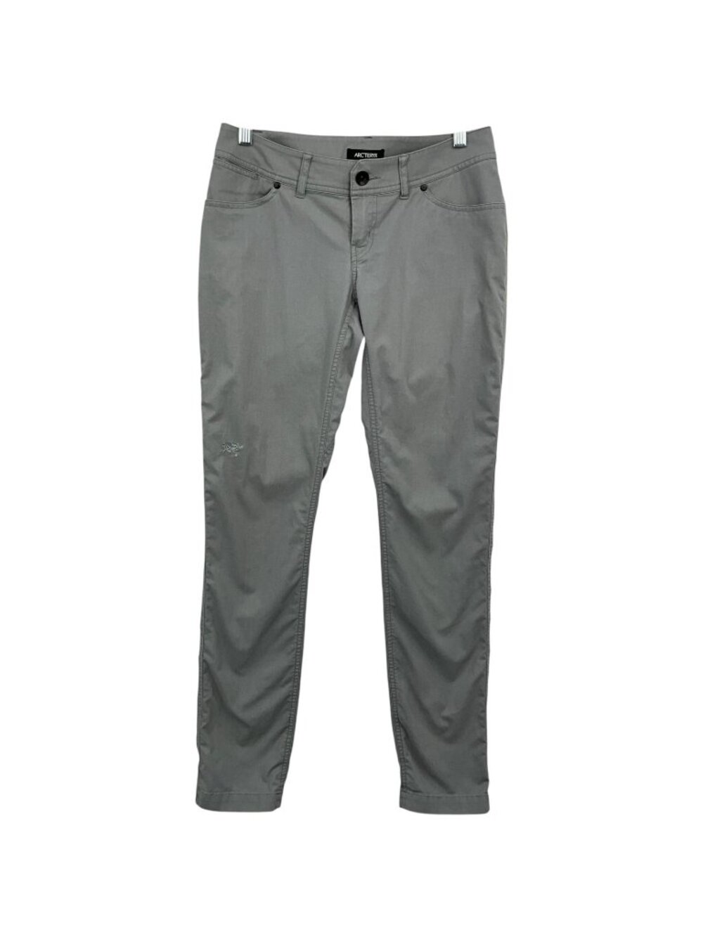 Arc'teryx Dori Pants Womens 4 Gray Stretch Twill Slim Outdoor Hiking Pockets